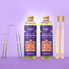 DUO COMBO Mondspoeling Oil Pulling Coco & Mint met 8 Oliën + Vitamines D3, E & K2 | Zeg vaarwel tegen tandplak, slechte adem & gevoelig tandvlees!